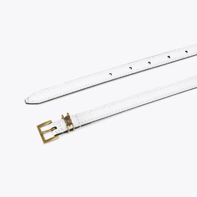 Kurt Geiger Belts Shoreditch Belt White 8211 Women