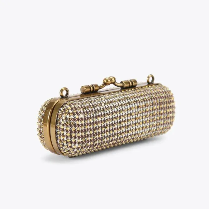 Kurt Geiger Crossbody Bags Lipstick Holder Clutch Bag Beige 8211 Women