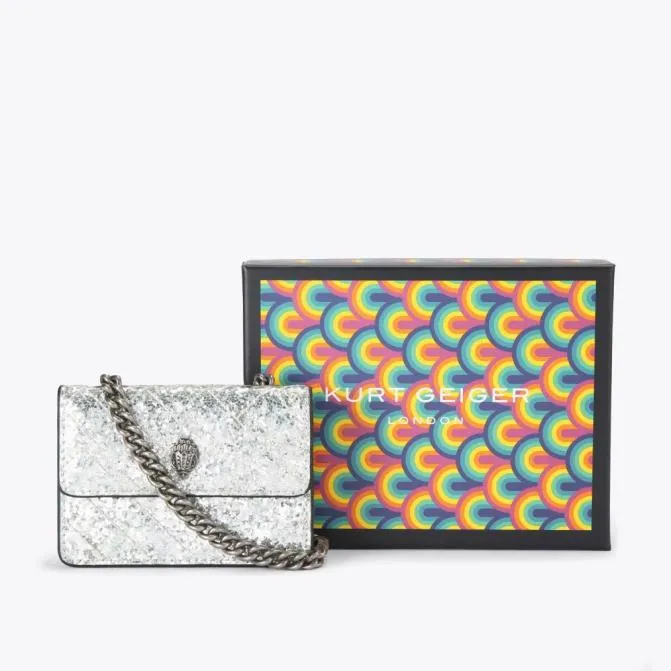 Kurt Geiger Crossbody Bags Micro Kensington Bag Silver 8211 Women
