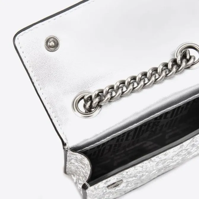 Kurt Geiger Crossbody Bags Micro Kensington Bag Silver 8211 Women