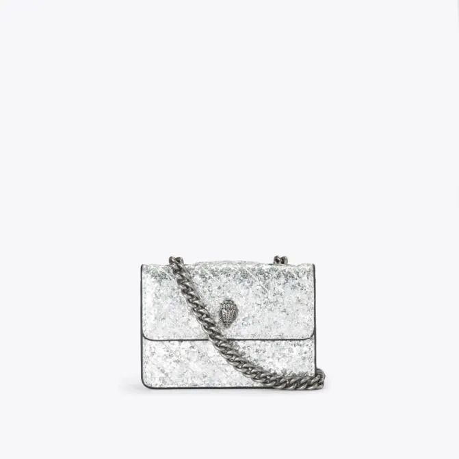 Kurt Geiger Crossbody Bags Micro Kensington Bag Silver 8211 Women