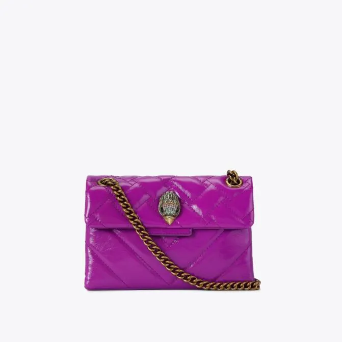 Kurt Geiger Crossbody Bags Mini Leather Kensington Bag Viola 8211 Women