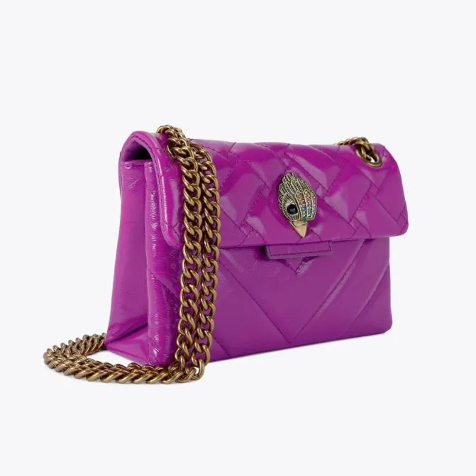 Kurt Geiger Crossbody Bags Mini Leather Kensington Bag Viola 8211 Women