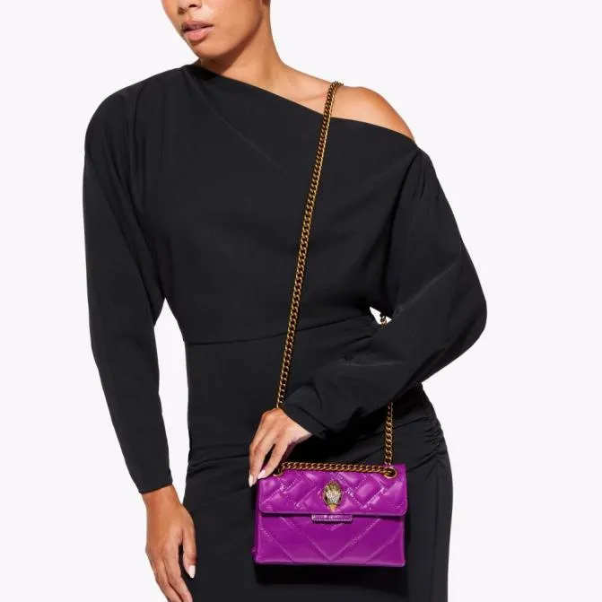 Kurt Geiger Crossbody Bags Mini Leather Kensington Bag Viola 8211 Women
