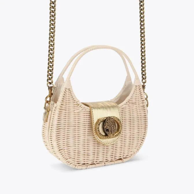 Kurt Geiger Crossbody Bags Small Chelsea Basket Bag Beige Other 8211 Women