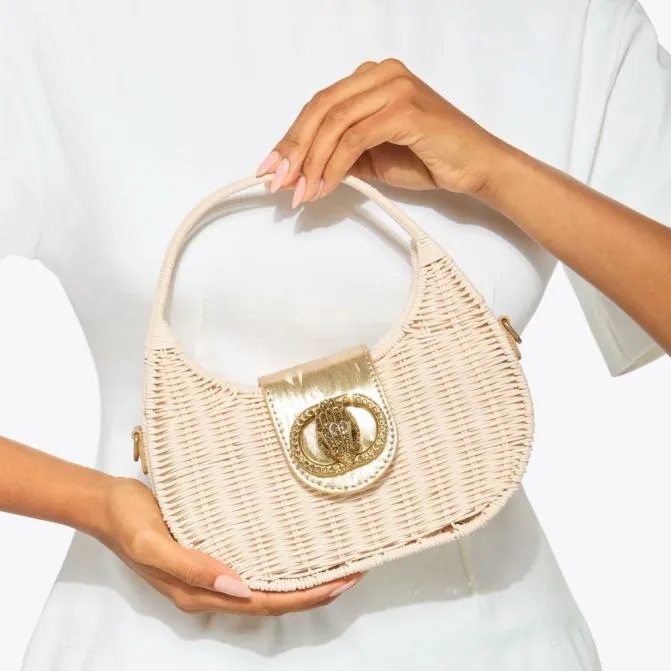 Kurt Geiger Crossbody Bags Small Chelsea Basket Bag Beige Other 8211 Women