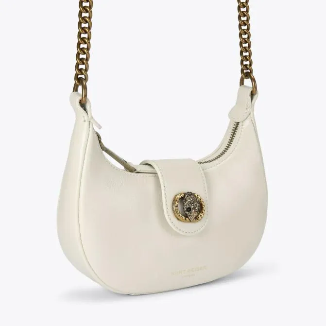Kurt Geiger Crossbody Bags Small Chelsea Hobo Bag Bone 8211 Women
