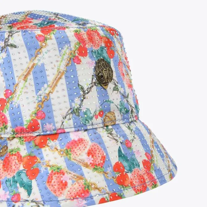 Kurt Geiger Hats Kensington Bucket Hat Mid Blue 8211 Women