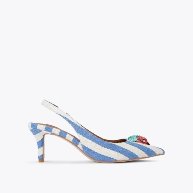Kurt Geiger Heels Belgravia Sling Back Heel White Other 8211 Women