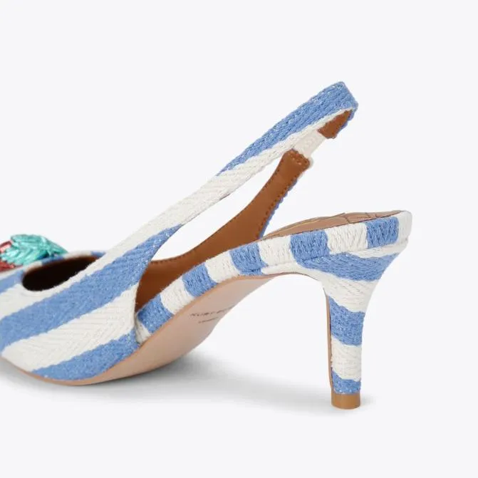 Kurt Geiger Heels Belgravia Sling Back Heel White Other 8211 Women