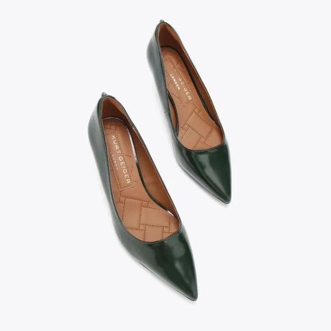 Kurt Geiger Heels Kensington Flexi Court Heel Dark Green 8211 Women