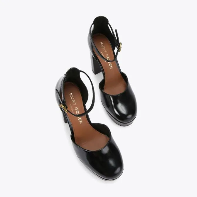 Kurt Geiger Heels Shoreditch Platform Court Heel Black 8211 Women