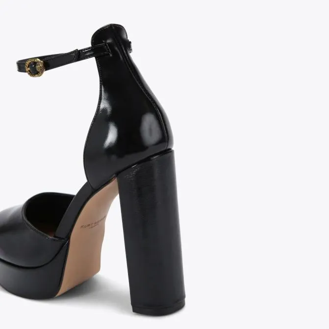 Kurt Geiger Heels Shoreditch Platform Court Heel Black 8211 Women