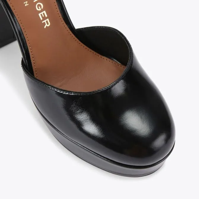 Kurt Geiger Heels Shoreditch Platform Court Heel Black 8211 Women
