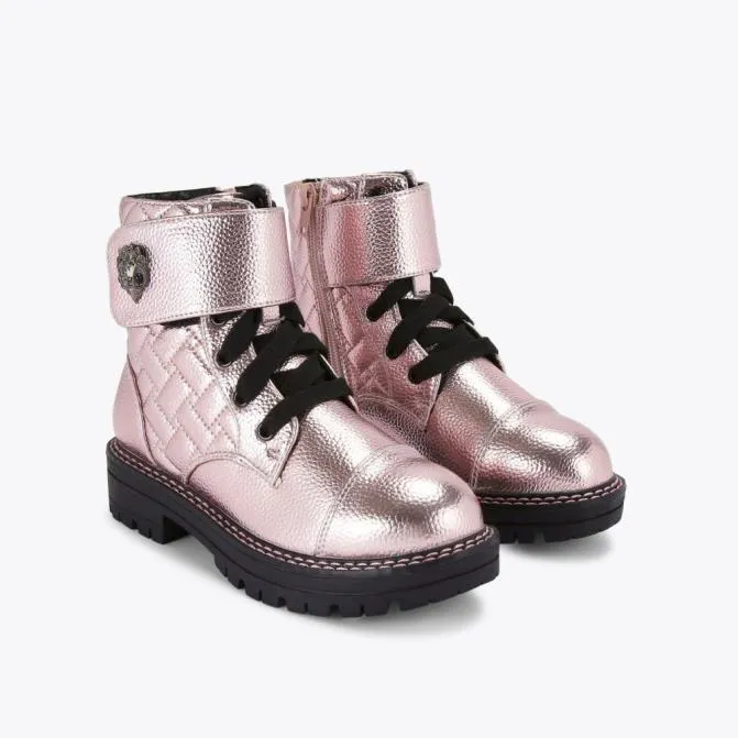 Kurt Geiger Kids Kids Kensington Strap Boot Pink 8211 Women