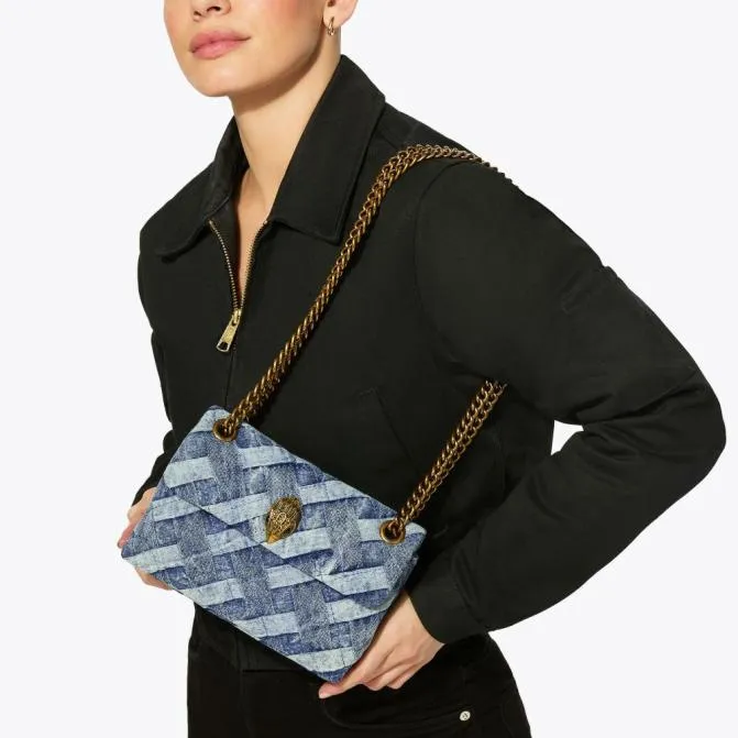 Kurt Geiger Mini Bags Mini Denim Kensington Bag Denim 8211 Women