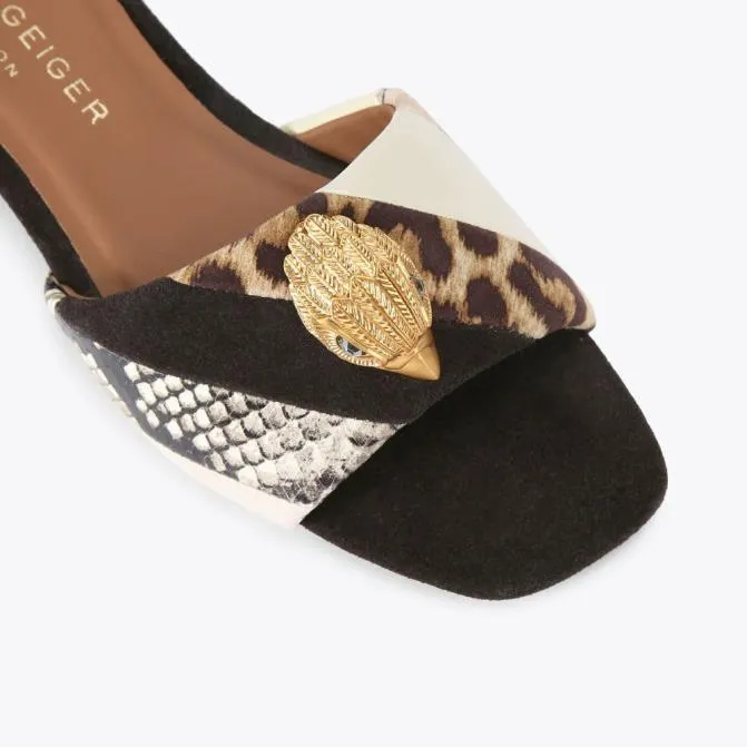 Kurt Geiger Sandals Kensington Flat Sandal Brown Other 8211 Women