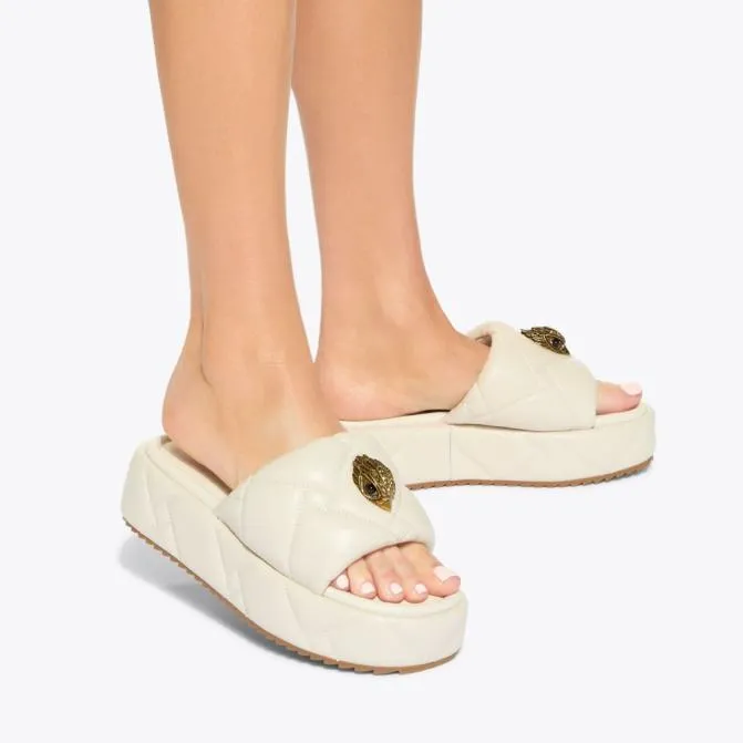 Kurt Geiger Sandals Kensington Puff Sandal Bone 8211 Women