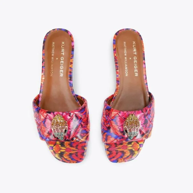 Kurt Geiger Sandals Matthew Williamson Kensington Flat Sandal Fushia Combination 8211 Women