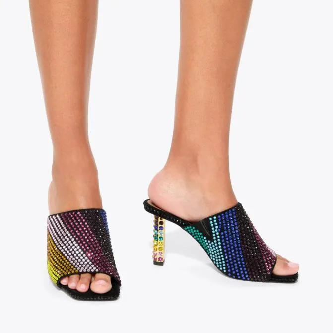 Kurt Geiger Sandals Mayfair High Mule Heel Multiother 8211 Women