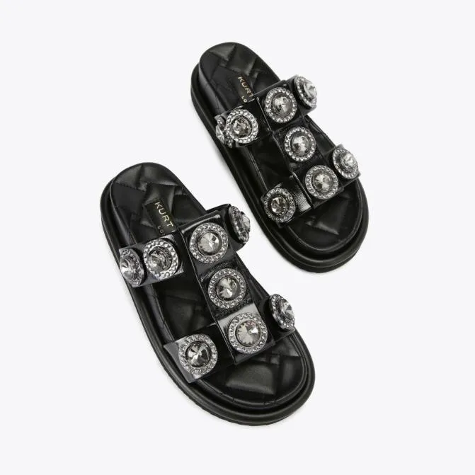 Kurt Geiger Sandals Orson Crystal Sandal Black 8211 Women