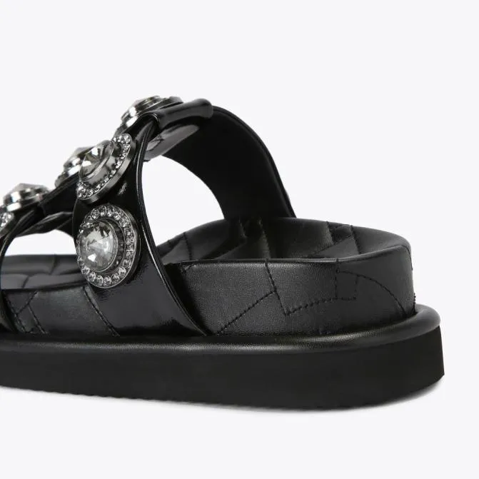 Kurt Geiger Sandals Orson Crystal Sandal Black 8211 Women