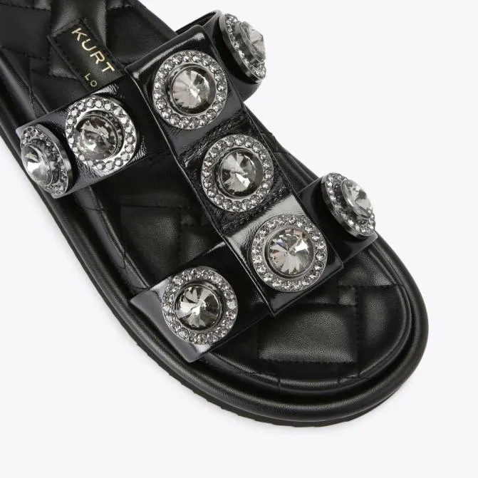 Kurt Geiger Sandals Orson Crystal Sandal Black 8211 Women