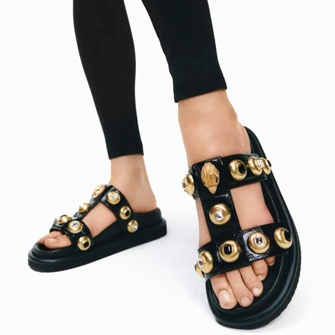 Kurt Geiger Sandals Orson Multi Studded Sandal Black Combination 8211 Women