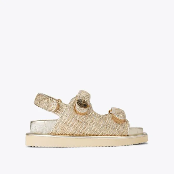 Kurt Geiger Sandals Orson Sandal Gold Combination 8211 Women