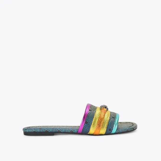 Kurt Geiger Sandals Southbank Flat Sandal Black Combination 8211 Women