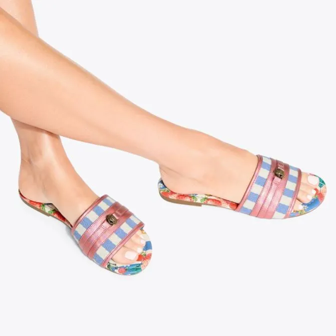 Kurt Geiger Sandals Southbank Flat Sandal Blue Other 8211 Women
