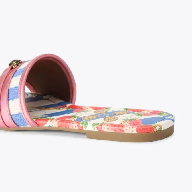 Kurt Geiger Sandals Southbank Flat Sandal Blue Other 8211 Women