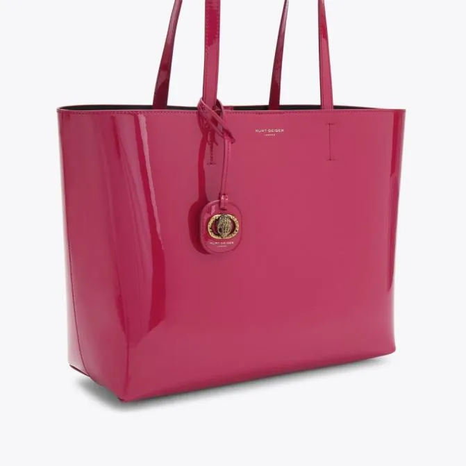 Kurt Geiger Shoulder Bags Chelsea Shopper Bag Fushia 8211 Women