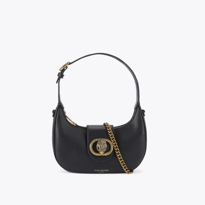 Kurt Geiger Shoulder Bags Small Chelsea Hobo Bag Black 8211 Women