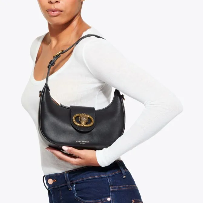 Kurt Geiger Shoulder Bags Small Chelsea Hobo Bag Black 8211 Women