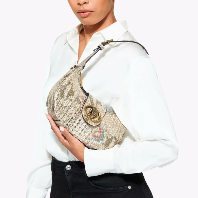 Kurt Geiger Shoulder Bags Small Chelsea Hobo Bag Gold Combination 8211 Women