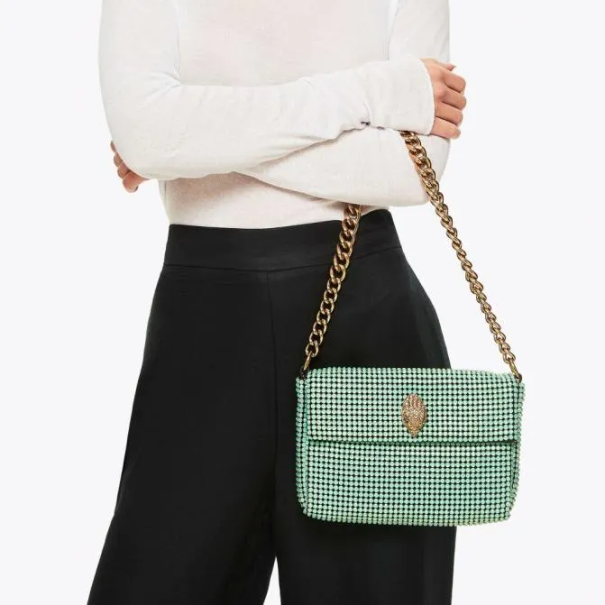 Kurt Geiger Shoulder Bags Small Party Shoulder Bag Pale Green 8211 Women