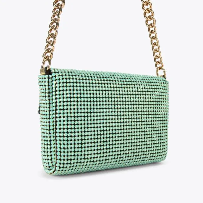 Kurt Geiger Shoulder Bags Small Party Shoulder Bag Pale Green 8211 Women
