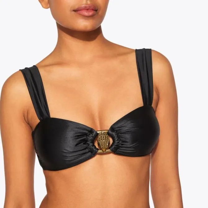 Kurt Geiger Swim Chelsea Bikini Top Black 8211 Women
