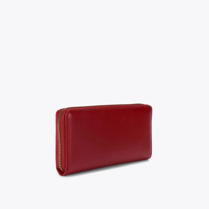 Kurt Geiger Wallets and Purses Chelsea Zip Wallet Red 8211 Women
