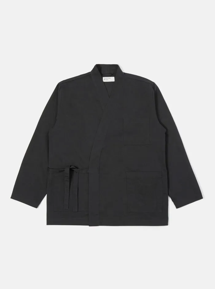 Kyoto Work Jacket In Black Twill Men Universal Works Jackets