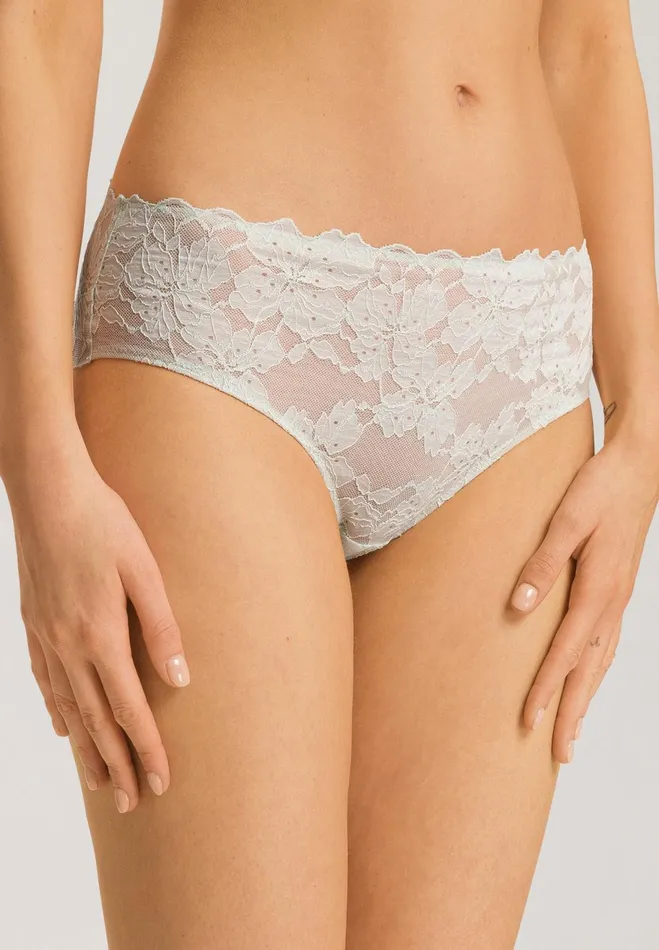 Lace HiCut Brief White Sage Women HANRO High Cut Briefs