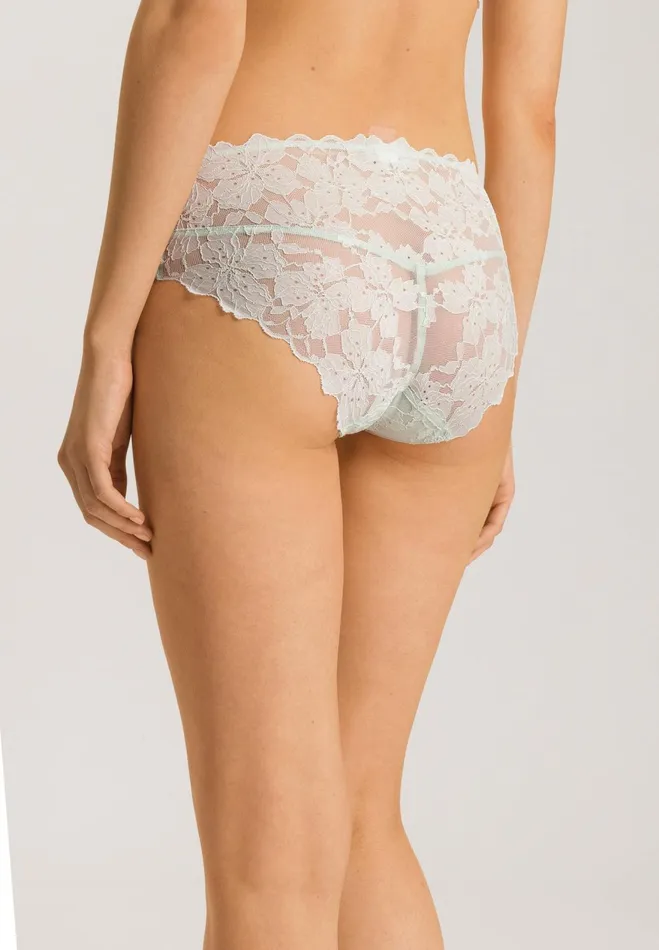 Lace HiCut Brief White Sage Women HANRO High Cut Briefs