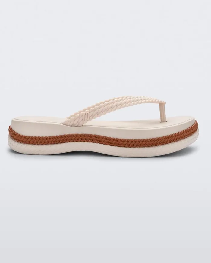 Leblon Beigebrown Women Melissa Flip Flops