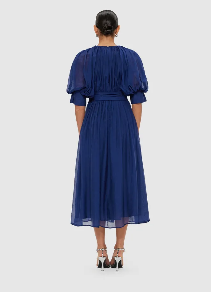 LEO LIN Dresses and Jumpsuits Women Emma Midi Dress 8211 Oxford Blue