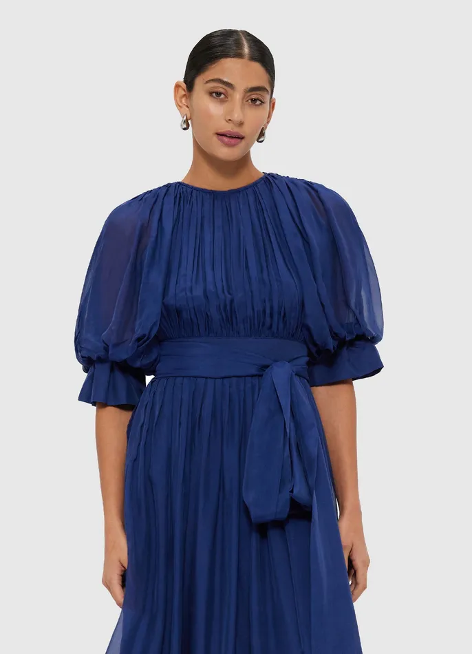 LEO LIN Dresses and Jumpsuits Women Emma Midi Dress 8211 Oxford Blue