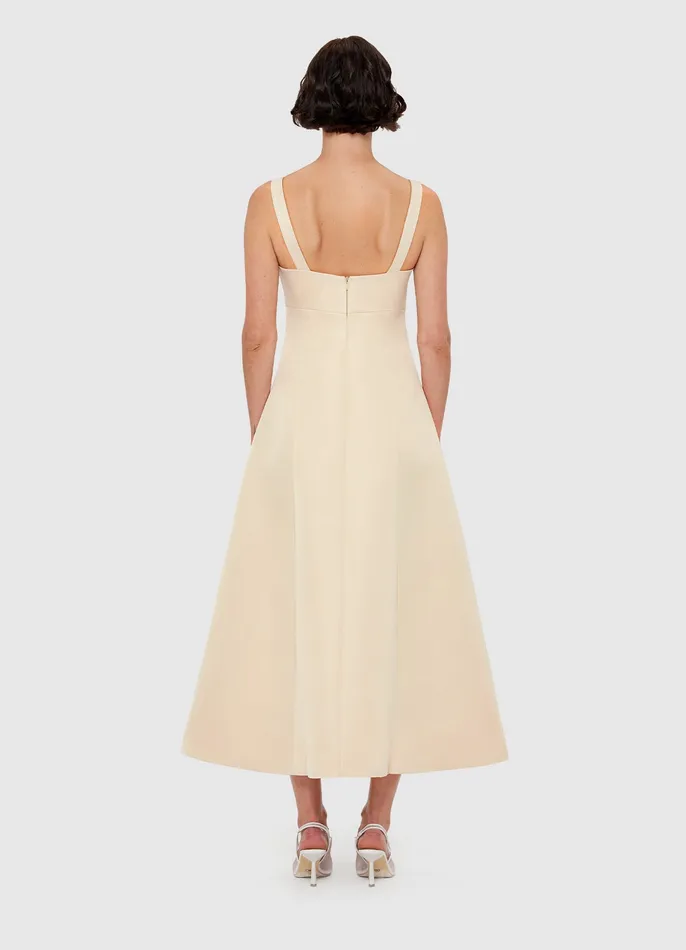 LEO LIN Odette Midi Dress 8211 Champagne Women Dresses and Jumpsuits