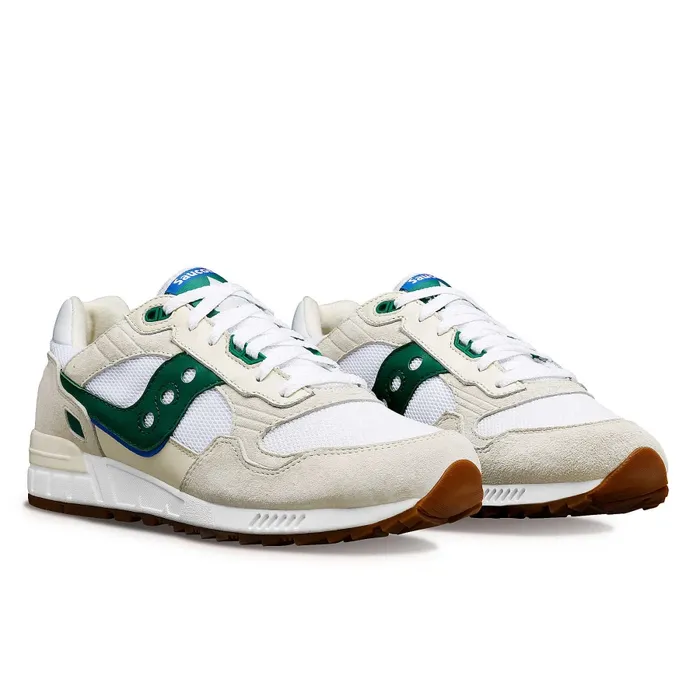 Lifestyle Saucony MenWomen Shadow 5000 Premium Ivy Prep White Green