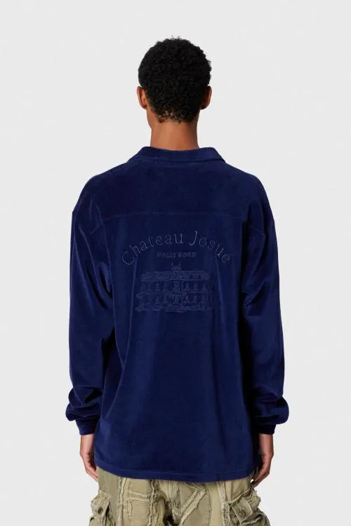 Long Sleeve Men Gallery Dept CHATEAU POLO SHIRT Navy