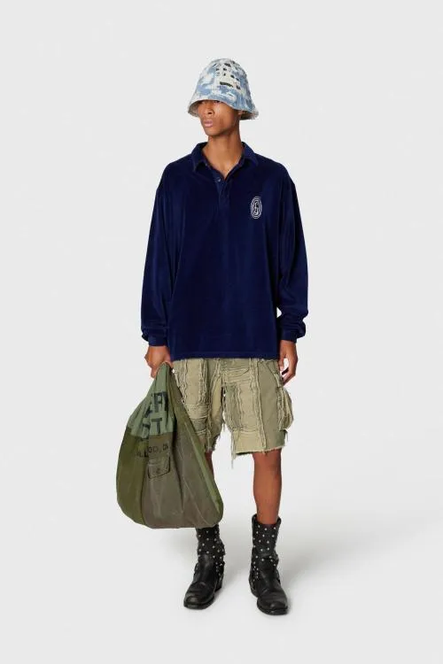 Long Sleeve Men Gallery Dept CHATEAU POLO SHIRT Navy